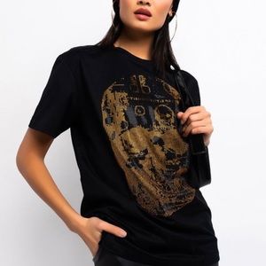 Rhinestone Skull Tee